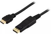 Skjermkabel - Pro DisplayPort 1.2 - HDMI 1.4 - Skjermkabel - 2m - Svart - DPHDMI-2