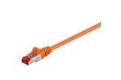 Nettverkskabel - LAN STP CAT 6 - Orange - 0.25m - 4040849933400