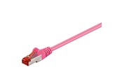 Nettverkskabel - LAN STP CAT 6 - Magenta - 2m - 4040849934377