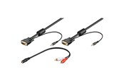 Skjermkabel - Pro VGA & Audio FullHD - Black - 3m - 4040849939693