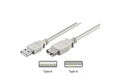 USB - Pro USB-A <-> USB-A - 5m - Grå - 4040849509629