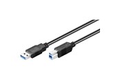 USB - Pro USB-A <-> USB-B 3.0 - 1m - Svart - 4040849957192