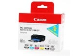 Printertilbehør blekk/toner - Canon PGI-550/CLI-551 / 6496B005 Multi Pack - Blekkpatron Blå - 6496B005