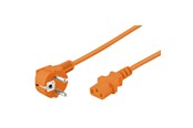 Strømkabel (ekstern) - Pro Power cable C13 1x90° - Oransje - 5 m - 4040849952906