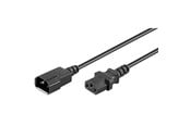 Strømkabel (ekstern) - Pro Power cable C14 - C13 - Black - 0.50m - 4040849951244