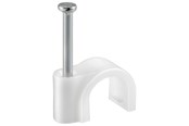 Kabelordner/Kabelstrømpe - Pro Cable Clip - White - 4mm - 4040849170768