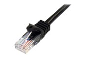 Nettverkskabel - Snagless Cat 5e UTP Patch Cable - 45PAT1MBK