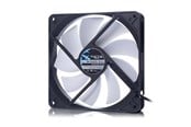 Kabinettvifte - Fractal Design Silent Series R3 - Kabinettvifte - 140mm - Svart med hvite vinger - 21 dBA - FD-FAN-SSR3-140-WT