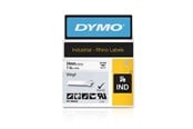 Papir, Fotopapir & Etiketter - DYMO Rhino industri vinyl tape, 24 mm x 5.5 m rull, sort på hvit - 1805430