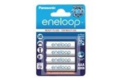 Nødlader - Panasonic Eneloop BK-4MCCE Nødlader - Hvit - 750 mAh - BK-4MCCE-4BE