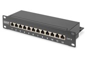 Tilbehør - DIGITUS DN-91612S CAT 6 Class E Patch Panel shielded black - DN-91612S