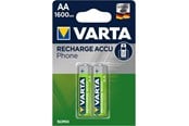 Batteri - VARTA Rechargeable Accu Phone - 2 x AA - 1600 mAh - 58399201402