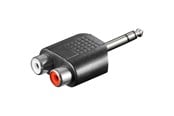 Lydkabel - Pro Audio adapter 2xRCA F - Jack M - 4040849116155