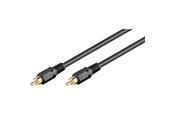 Lydkabel - Pro RCA Mono Cable - Black - 5m - 4040849504358