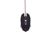 Mus - Gembird USB Gaming Mouse - Gaming mus - Optisk - 6 - Rød - MUSG-001-R