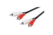 Lydkabel - Pro RCA Stereo Cable - Black - 5m - 4040849500305