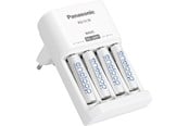 Batteri - Panasonic Eneloop BQ-CC18 + 4 x AAA 750 mAh - K-KJ18MCC04E