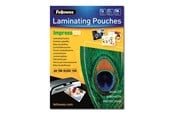 Laminering - Fellowes A5 Glossy 100 Micron Laminating Pouch - 100 pack - 5351002