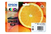 Printertilbehør blekk/toner - Epson 33 Multipack 5-Pack (Black Yellow Magenta Cyan Photo-Black) - Blekkpatron Blå - C13T33374010