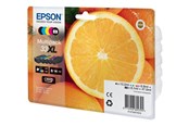 Printertilbehør blekk/toner - Epson 33XL Multipack 5-Pack (Black Yellow Cyan Magenta Photo Black) - Blekkpatron Blå - C13T33574010