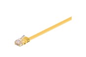 Nettverkskabel - LAN UTP CAT 6 Flat - Yellow - 2m - 4040849964145