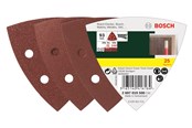 Slipemaskin - Bosch 25-delers slipepapirsett til deltasliper, korning 60, 120, 240 93 mm - 2607019500