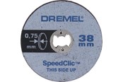 Vinkelsliper - Dremel EZ SpeedClic Tynne Kutteskiver - 2615S409JB