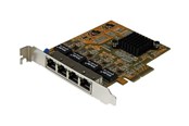 Nettverksadapter - StarTech.com 4-Port PCIe Gigabit Network Adapter Card - ST1000SPEX43