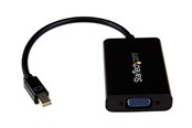 Skjermkabel - StarTech.com Mini DisplayPort to VGA Adapter with Audio video transformer - MDP2VGAA