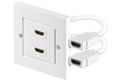 Diverse kabel - Pro HDMI wall socket - 2 ports - 4040849517235