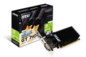 Grafikkort - MSI GeForce GT 710 Silent Low Profile - 1GB GDDR3 RAM - Grafikkort - GT 710 1GD3H LP