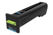 Printertilbehør blekk/toner - Lexmark - Laser toner Blå - 72K20C0