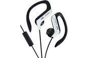 Hodetelefoner - JVC  in-ear sports headphones with remote control and microphone - HA-EBR25-W-E