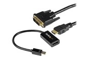 Skjermkabel - StarTech.com mDP to DVI Connectivity Kit - MDPHDDVIKIT