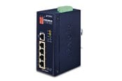 Switch/splitter - PLANET ISW-504PT Industrial 5-Port 10/100TX Ethernet Switch with 4-Port 802.3at PoE+ - ISW-504PT