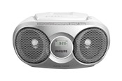 DAB, nettverks- og klokkeradio - Philips CD Soundmachine AZ215S - FM - Stereo - Sølv - AZ215S/12