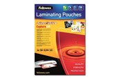 Laminering - Fellowes SuperQuick A4 Glossy 125 Micron Laminating Pouch - 5440101