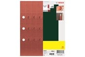 Slipemaskin - Bosch 25-delers slipepapirsett til plansliper, korning 240 G= 240 - 2607017108