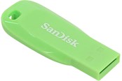 Minnepenn - SanDisk Cruzer Blade - Grønn - 64GB - Minnepenn - SDCZ50C-064G-B35GE