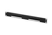 Tilbehør - Import UTP patchpanel 16xRJ45 Cat6 Krone-plinter 1U - FA-652-168-C6