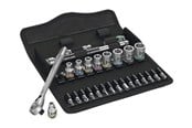 Verktøy - Wera 8100 sa 8 zyklop metal ratchet set with switch lever  1/4 drive metric  28 pieces - 05004018001