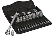 Verktøy - Wera Zyklop Metal Ratchet Set 1/4" drive - 05004017001