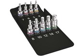 Bormaskin & Bits - Wera Zyklop bit socket set w. 1/2" drive - 05004201001