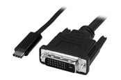 Skjermkabel - StarTech.com USB C to DVI Adapter 2M - CDP2DVIMM2MB