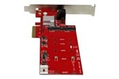 Kontroller - StarTech.com 2x M.2 NGFF SSD RAID Controller Card plus 2x SATA III Ports - PCIe - PEXM2SAT3422