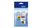 Printertilbehør blekk/toner - Brother LC 3219XL Value Pack (Yellow Black Magenta Cyan) - Blekkpatron Blå - LC3219XLVALDR