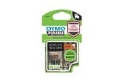 Papir, Fotopapir & Etiketter - DYMO D1® High Performance / Durable tape, 12mm x 3m rull, sort på oransje - 1978367