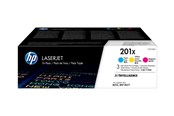 Printertilbehør blekk/toner - HP 201X / CF253XM 3-Pack High Capacity - Laser toner Blå - CF253XM