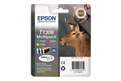 Printertilbehør blekk/toner - Epson T1306 Multipack - Blekkpatron Colour (cyan, magenta, yellow) - C13T13064012