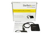 Skjermkabel - StarTech.com USB C to DP Multi Monitor Splitter - USB Type-C 2-Port MST Hub - MSTCDP122DP